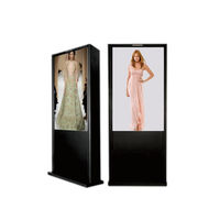 Kiosque extérieur 86 pouces IP65 avec verre AR trempé, écran IPS Android 8G+64G, tactile capacitif, pour la publicité dans les magasins de détail et les centres commerciaux