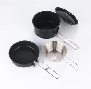 NUOVO Set di Pentole e Padelle in Ghisa Antiaderenti per Cucina e Campeggio - Product Image 1