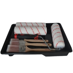 Forniture per pittura domestica da 8 pezzi set di vassoi per pittura con rulli di vernice, pennelli e vassoi per pittura interna ed esterna - Product Image 2