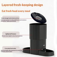 Distributeur automatique de nourriture pour animaux de compagnie 7L à double port avec contrôle Wi-Fi à distance et programmation pour chats et chiens – Gamelle intelligente connectée via application
