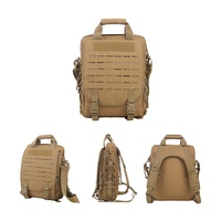 Petit sac à bandoulière tactique extérieur avec doublure en polyester Sac à bandoulière tactique passionné avec rangement pour tablette et ordinateur portable