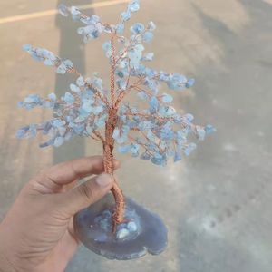 <b>Crystal</b> Chip <b>Tree</b> Money <b>Tree</b> Ornament Home Decoration Free Form East China Sea Origin - Product Image 2