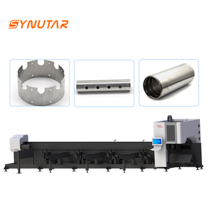 Hai-chuck <span class=keywords><strong>CNC</strong></span> ống máy cắt laser cho vòng vuông hình bầu dục ống thép góc với khắc đấm bevel cắt chức năng - Product Image 2