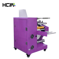 Machine de transfert thermique à rouleaux pour impression par sublimation automatique de rubans et de calendriers, avec dispositif de séparation de couvertures