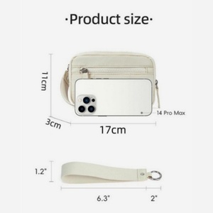 Sac à main plissé en polyester à carreaux personnalisable, nouvelle collection 2026, <span class=keywords><strong>best</strong></span>-seller, avec pochette à monnaie transparente en PVC - Product Image 3