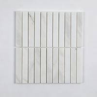 Mosaïque en marbre blanc Centurymosaic Capri Bianco, pierre naturelle, hexagone de 2 pouces, mosaïque murale et de sol, sur mesure pour cuisine et salle de bain