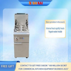 หม้อต้มพาสต้าแบบแก๊สพร้อมตะกร้า6ใบสำหรับร้านอาหาร - Product Image 5