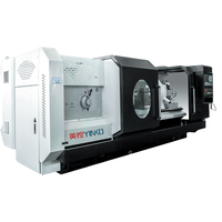 Tour à métaux CNC CK6163B, alésage 105 mm, longueur 1200 mm, ISO 9001, alimentation servo pour usinage de faces, de coniques, de filetages et de contours