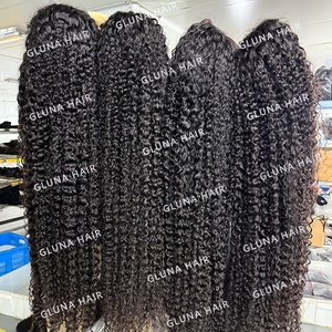Parrucca Burmese Pixie Curly all'Ingrosso con Cuticole Allineate di <span class=keywords><strong>Capelli</strong></span> Vergini Grezzi 100% Naturali Umani Parrucca Frontale in Pizzo HD 13x4 13x6 di <span class=keywords><strong>Capelli</strong></span> Umani - Product Image 2