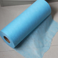 Matériel médical jetable médical de petit pain non-tissé antibactérien de tissu du poids léger 100% Pp Spunbond pour le chapeau bouffant
