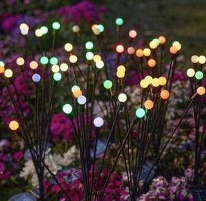 Lampes solaires en résine étanche 4 Pack Lumières oscillantes améliorées Sway Wind Outdoor Garden Decoration Warm White - Product Image 2