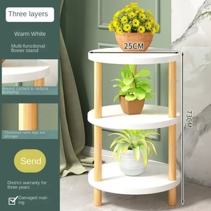 Brocel verde colgante orquídea madera maciza maceta soporte interior balcón Bahía ventana carnosa flor bonsái soporte elegante sala de estar - Product Image 6