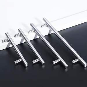 Nhà Bếp tủ knobs tủ quần áo cửa Ống t babenzndle thép không gỉ vòng kéo rỗng kim loại hiện đại xử lý nhà bếp accceptable - Product Image 2