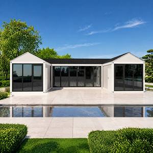 Casa Contenedor Modular Móvil, Paneles Aislantes Tipo Sándwich, Solarium de Cristal, Casas Prefabricadas para Camping, <span class=keywords><strong>Villas</strong></span> y Resorts - Product Image 1