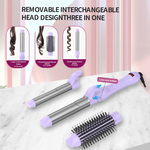 <span class=keywords><strong>Rizador</strong></span> de Pelo Automático Rotatorio de Múltiples Cabezales Ulelay, Plancha de Pelo Iónica de Doble Superficie Lisa Antiencrespamiento, <span class=keywords><strong>Rizador</strong></span> Profesional - Product Image 2
