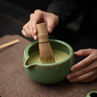 Grand ensemble de thé en céramique de style chinois moderne Dehua avec fouet à matcha, bol à thé, tamis à poudre 100 pièces, coffret cadeau