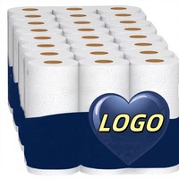 Papier toilette commercial Nanbo 24 rouleaux, sûr, 1 à 4 plis, doux, résistant, jetable, absorbant, fabriqué à partir de pâte de bambou, vente en gros
