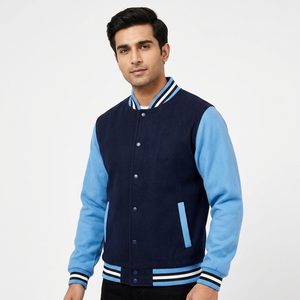 Chaqueta Universitaria de Manga Larga de Alta Calidad para Hombre, Chaquetas Universitarias de Béisbol - Product Image 1