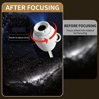 Projecteur d'étoiles Galaxy à commande tactile, veilleuse d'ambiance, nébuleuse, atmosphère, projection de la Voie lactée, lampe LED à intensité variable pour la maison et la chambre