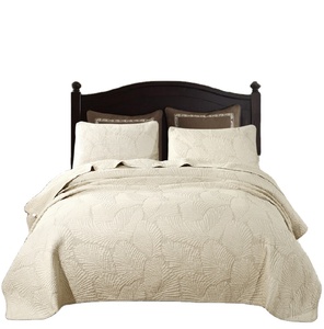 À la mode Style américain blanc 100% coton couette couette ensemble de literie tissé Technique vente chaude linge de <span class=keywords><strong>lit</strong></span> - Product Image 1