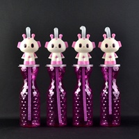 Gobelet isotherme en plastique de 500 ml avec paille intégrée, motif animalier de dessin animé, idéal pour boissons froides et thé au lait, parfait pour les sites touristiques et les parcs d'attractions