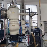 Pemanas Resistensi Industri Vakum Tinggi 500 Ton Tekanan 2200 ° Peralatan Pembentukan C, Sintering Atmosfer, Tungku Hot Press