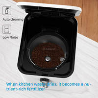 Composteur électrique CE 220V 3L, bac à compost intelligent pour la cuisine, broyeur de déchets alimentaires ménagers