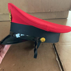 Casquette d'aviateur marine brodée avec badges, casquette à visière pour capitaine de bateau, <span class=keywords><strong>marin</strong></span>, costume, pour hommes et femmes - Product Image 5