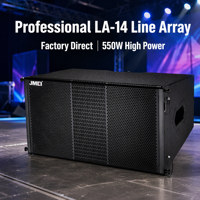 Speaker Line Array Pasif LA-14 Single 14 Inch 550W AES 8 Ohm 101dB SPL untuk Penguatan Suara Profesional