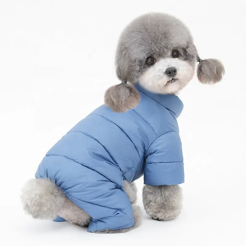 Hot Sale Fashion Dog Clothes Windproof Warm Pet Cotton Jacket Removable and Washable with Customized Logo