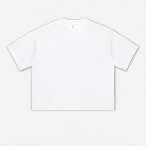 Camiseta Oversize de Corte Cuadrado para Hombre, 230 GSM, Tejido de Punto Grueso, 100% Algodón, con Estampado Digital y Hombros Caídos - Product Image 2