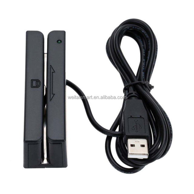 High Quality MSR90 3 Tracks Small Size USB Magnetic Stripe Card Reader
