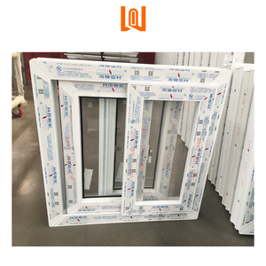 Wanjia pháp thiết kế Úc tiêu chuẩn uPVC trượt Windows nhựa <span class=keywords><strong>PVC</strong></span> Windows chống trộm chức năng Net Vinyl kính cửa sổ - Product Image 2