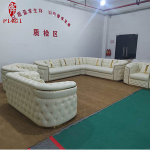 Vente en gros de canapé confortable blanc de haute qualité canapé de salon de <span class=keywords><strong>loisirs</strong></span> style moderne 2 3 places ensemble de meuble canapé capitonné pour salon - Product Image 5
