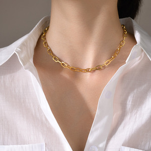 Collar de Cadena con Eslabones de Constelación y Conchas, de Acero Inoxidable, Moderno, para Mujer, Regalo, Joyería Taige - Product Image 4