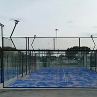 Ensemble de terrain de padel EXITO Super Panoramic, installation facile et conception sécurisée pour le plaisir familial et l'exercice