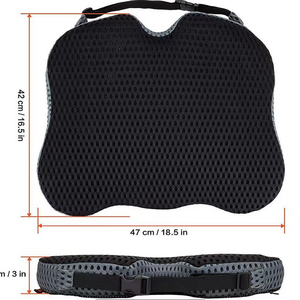 Ergonomic Orthopedic <b>Memory</b> <b>Foam</b> Eco-Friendly Breathable Removable Washable Car Seat <b>Cushion</b> Driver's Wedge-Shaped Lumbar Pillow - Product Image 6
