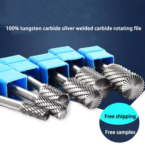 Fraise rotative en carbure de tungstène OEM, 6 mm/1/4 po, à double coupe, surface polie, pour débavurage de métaux, vente directe usine, prête à l'emploi (<span class=keywords><strong>RTS</strong></span>) - Product Image 3