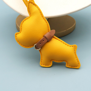 พวงกุญแจ<span class=keywords><strong>หนัง</strong></span> PU หลายสี รูปสุนัขพันธุ์เฟรนช์บูลด็อก พร้อมสายคล้องยาว จี้ห้อยกระเป๋า จี้ห้อยพวงกุญแจ อุปกรณ์ตกแต่งกระเป๋า - Product Image 6