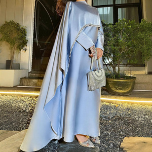 white christmas dresses Manufacturer High Quality Women Muslim Dress 3 piece Set Abaya Big Siz –  CSC fashion main image 1