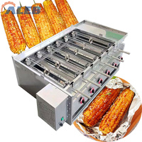 Grille à maïs rotative automatique à gaz, petite machine à rôtir le maïs, économe en énergie et stable pour l'extérieur – Offre Spéciale