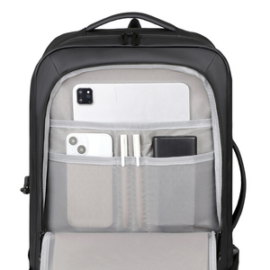 Sac à dos élégant pour ordinateur portable Sac à dos de voyage étanche avec USB et logo personnalisé extensible - Product Image 6