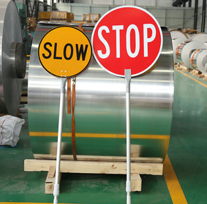 Cartello Stradale Riflettente Ottagonale in Alluminio Personalizzato 60cm EGP per Segnalazione di Stop e Avvertimento - Product Image 3