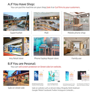 Máy cắt màng bảo vệ màn hình điện thoại di động cầm tay của nhà sản xuất TuoLi, máy cắt màng TPU - Product Image 6