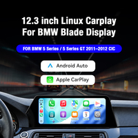 Écran multimédia Foforfor 12,3 pouces pour BMW Série 5 GT 2011-2012 Système d'origine CIC LINUX Carplay GPS DSP Autoradio OEM