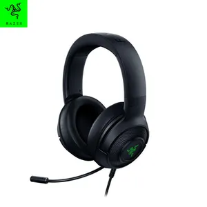 Razer Kraken V3 X Headset Gaming Berkabel 7.1 Headset Suara Surround dengan TRIFORCE 40Mm Unit Driver Mikrofon Cardioid HYPERCLEAR