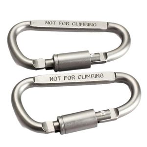 Aluminum Alloy Carabiner 111kg Load Durable <b>Safety</b> Buckle For Electric Scooters Backpack <b>Keychain</b> Water Bottle Hook - Product Image 5