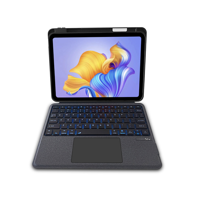 BT Wireless Keyboard Case for iPad 10th/11th Gen Rotatable 7-RGB Backlit Large Precise Trackpad New Product