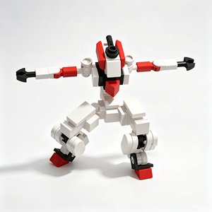 Stalker Unit‑1 Stealth Recon Mecha Warrior DIY Construction Bricks Kit Robot Assembly <b>Blocks</b> STEM Educational Creative Model Toy - Product Image 1