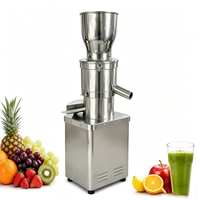 Commerciële roestvrijstalen elektrische fruitpersmachine, automatische fruitsapcentrifuge voor sinaasappel, appel, ananas, citroen